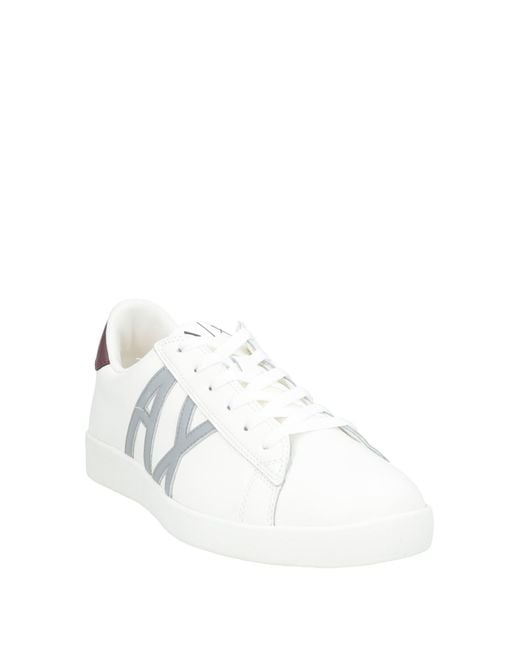 ARMANI EXCHANGE White Trainers for men
