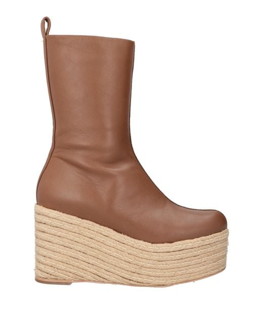 Paloma Barceló Brown Ankle Boots