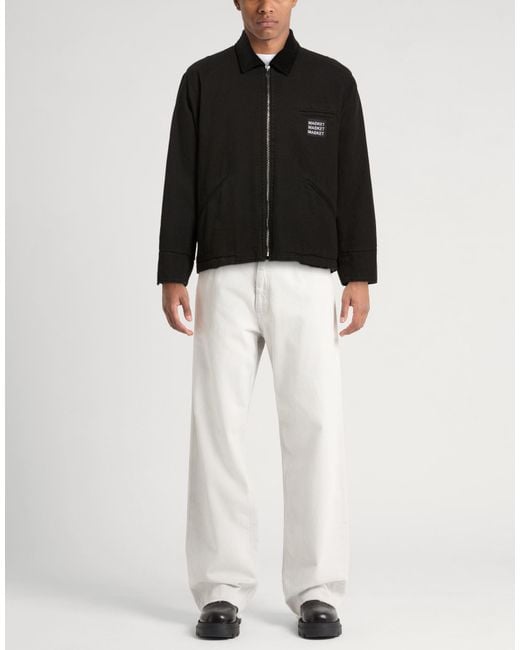 Market Black Jacket Cotton for men