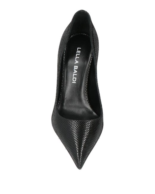 Lella Baldi Black Pumps Leather