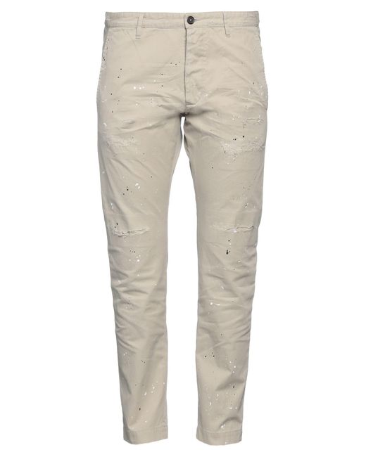 Pantalone di DSquared² in Natural da Uomo