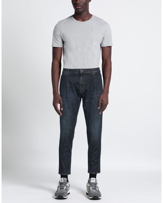 Dondup Blue Denim Pants for men