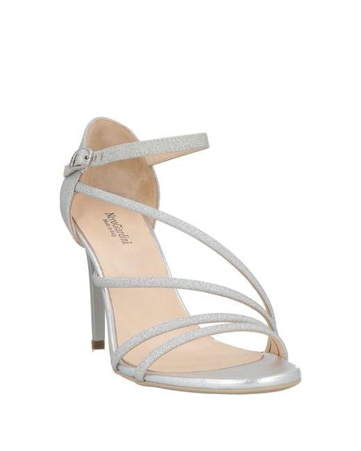 Nero Giardini White Sandals Textile Fibers