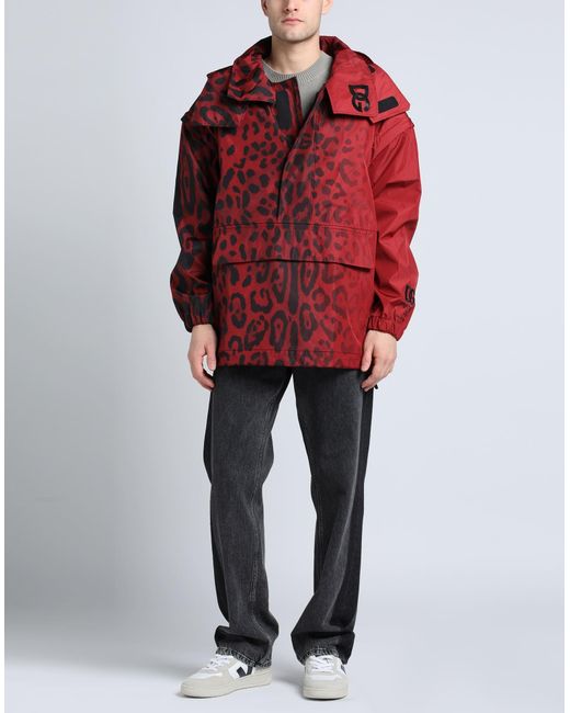 Dolce & Gabbana Jacke, Mantel & Trenchcoat in Red für Herren