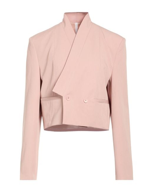 Imperial Pink Blush Blazer Polyester, Viscose, Elastane