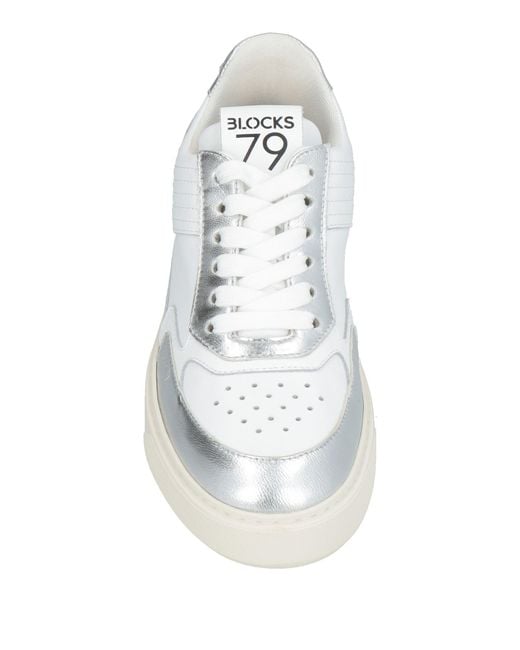BLOCKS 79 White Sneakers