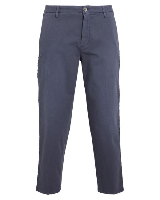 Aglini Blue Pants Cotton, Elastane for men