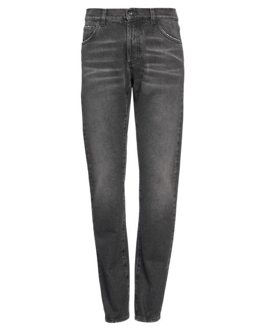 Marcelo Burlon Gray Jeans for men