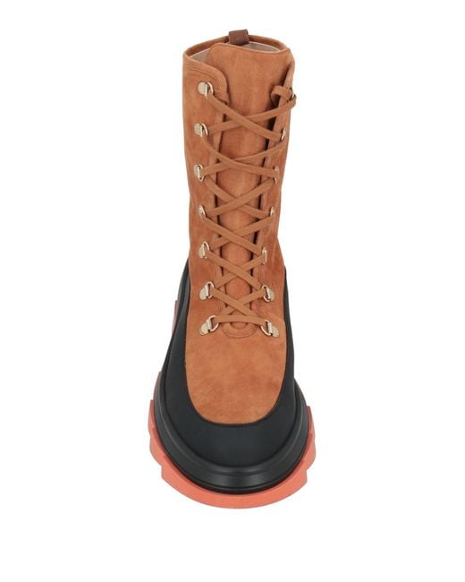 Stuart Weitzman Brown Ankle Boots Leather
