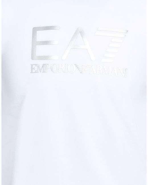 EA7 White Sweatshirts for men