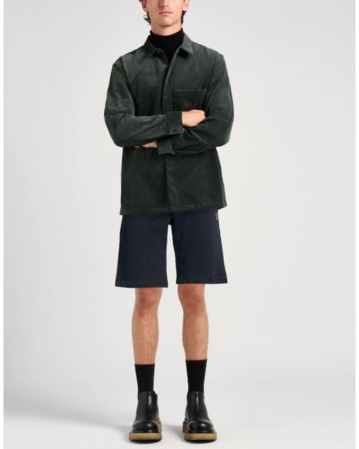 Paul Smith Blue Midnight Shorts & Bermuda Shorts Cotton for men