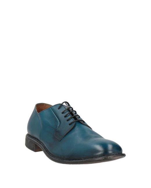 Moma Blue Lace-Up Shoes for men