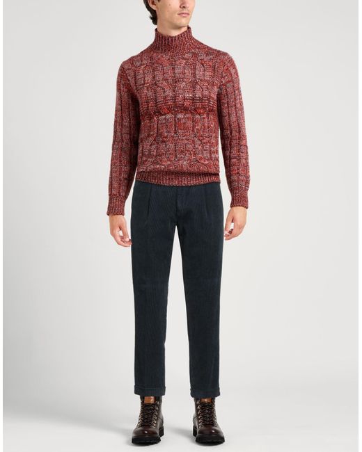 Paoloni Blue Pants for men