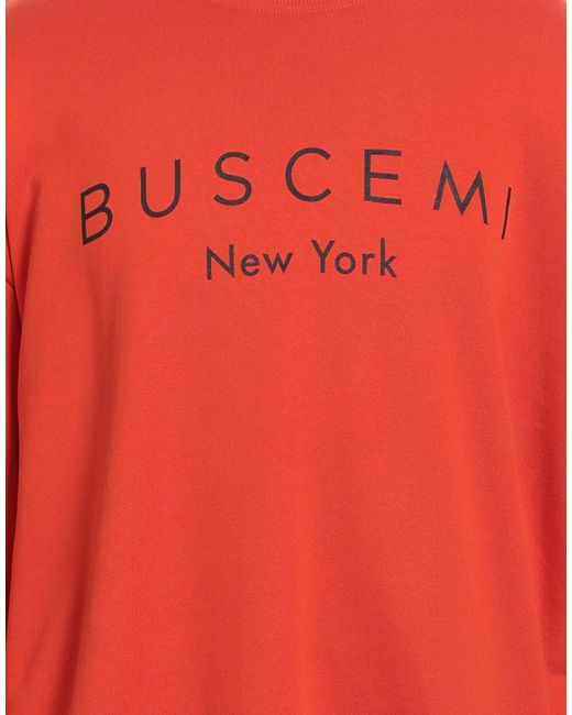 Buscemi Red Sweatshirt for men