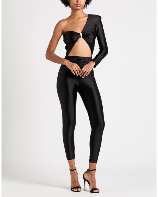 Elisabetta Franchi Black Jumpsuit Polyamide, Elastane