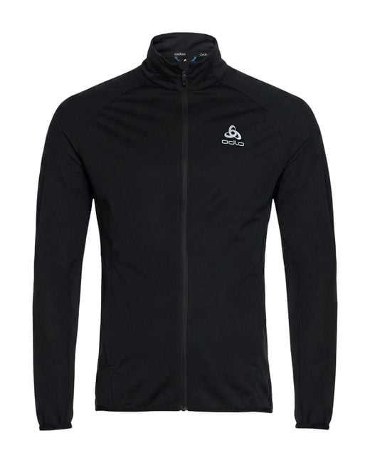 Odlo Blue Jacket Polyester, Elastane for men