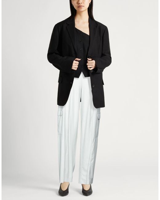 Max Mara White Pants Polyamide, Elastane