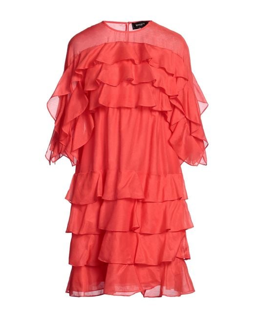 Rochas Red Mini Dress