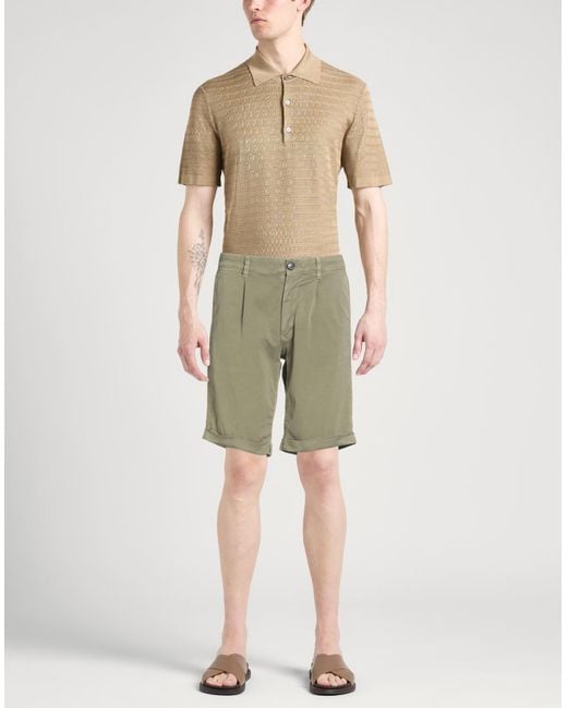 Moorer Green Shorts & Bermuda Shorts for men
