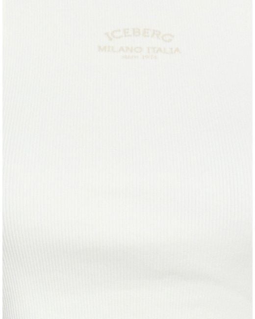 Iceberg White Top Cotton, Elastane