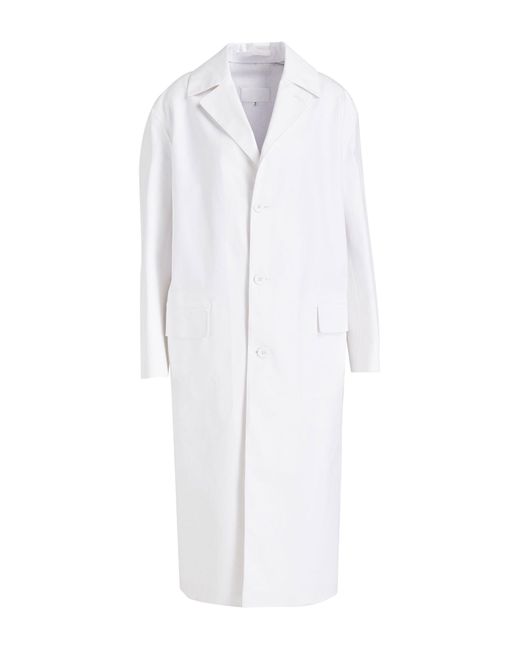 Maison Margiela White Overcoat & Trench Coat