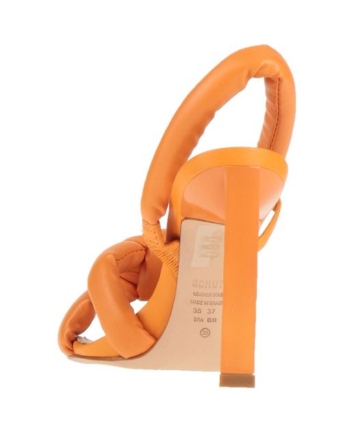SCHUTZ SHOES Sandals in Orange Lyst UK