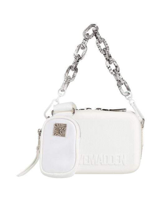 Steve Madden White Cross-Body Bag