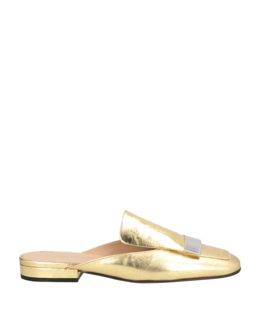 Sergio Rossi Metallic Mules & Clogs