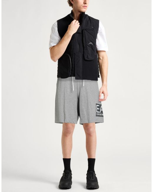 EA7 Gray Shorts & Bermuda Shorts for men