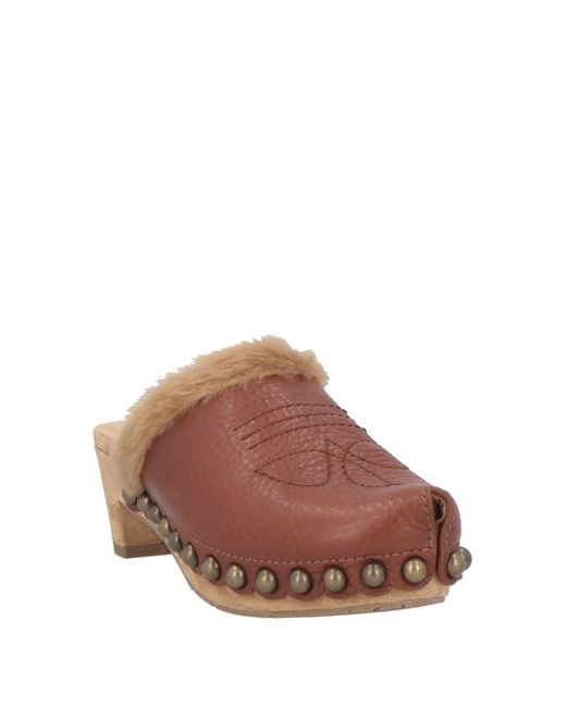 Pedro Garcia Brown Mules & Clogs