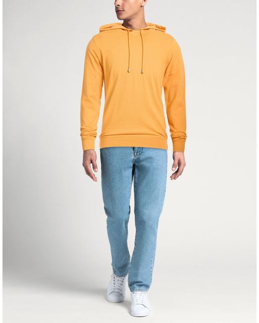 FILIPPO DE LAURENTIIS Orange Sweatshirts for men