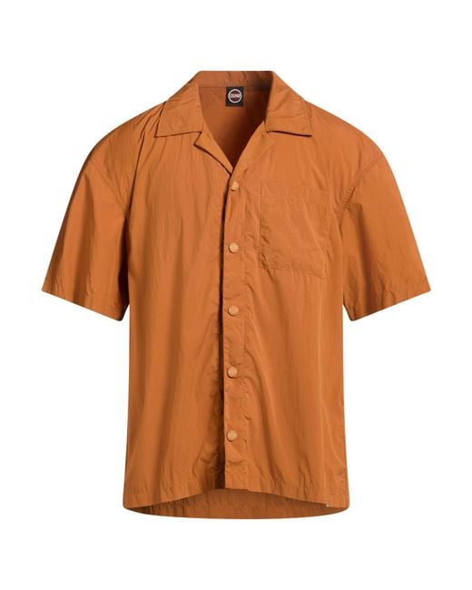 Colmar Brown Shirt Polyamide for men