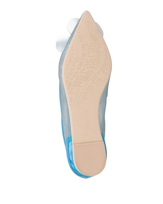Ras Blue Ballet Flats