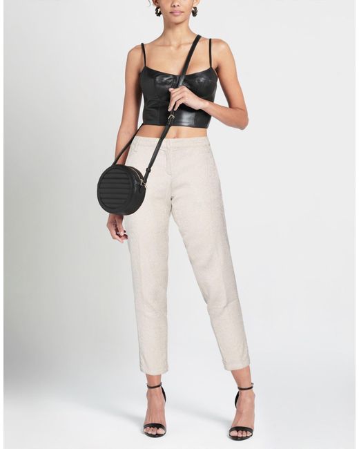 Jacob Cohen White Light Pants Cotton, Viscose, Elastane