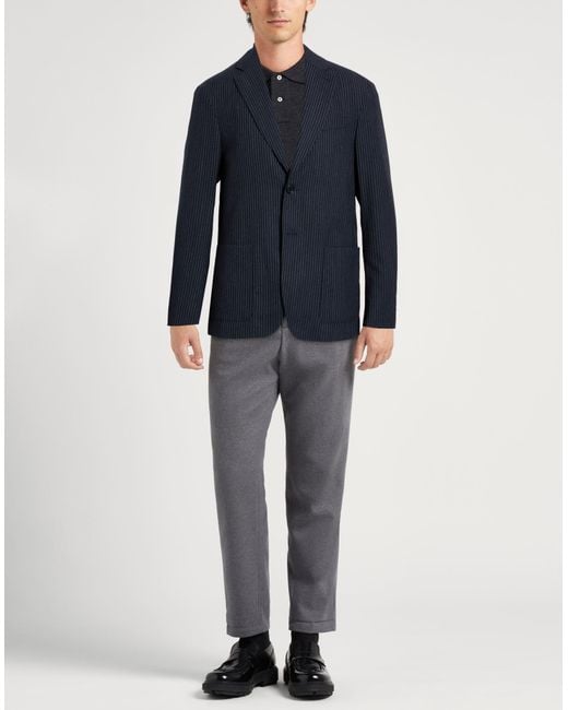 Officine Generale Blue Blazer for men