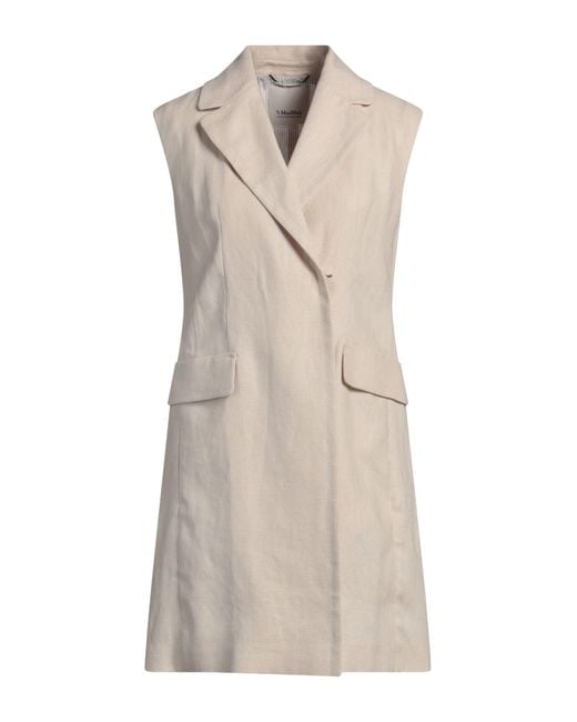 Max Mara Natural Overcoat & Trench Coat