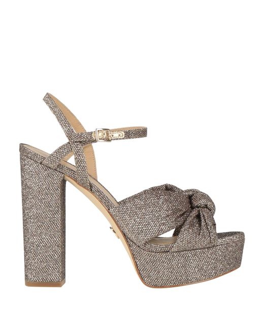 MICHAEL Michael Kors Gray Sandals Polyester, Polyethylene
