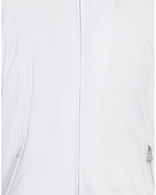 Eleventy White Sweatshirt Cotton, Polyester, Polyurethane for men