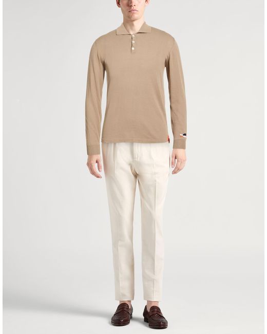 Tombolini Natural Polo Shirt Cotton for men