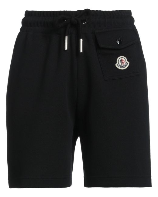 Moncler Black Shorts & Bermuda Shorts