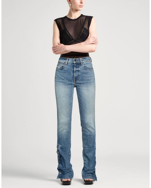 Amiri Blue Jeans Cotton, Elastane
