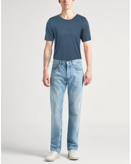 Lardini T-shirts in Blue für Herren