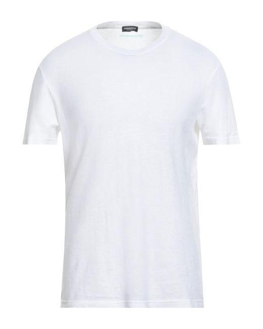 DSquared² White Undershirt Cotton, Linen for men