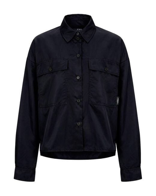 Weekend by Maxmara Blue Midnight Jacket Polyamide