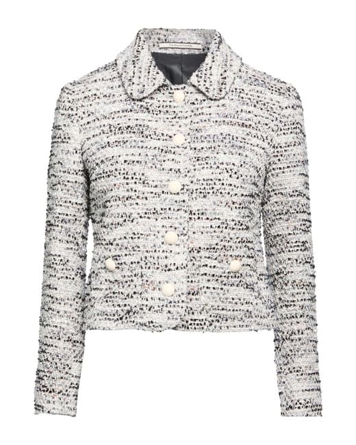 Tagliatore 0205 White Jacket Virgin Wool, Polyamide, Polyester, Viscose