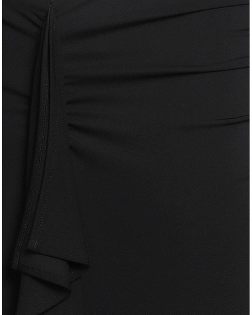 Pinko Black Maxi Skirt Viscose, Elastane