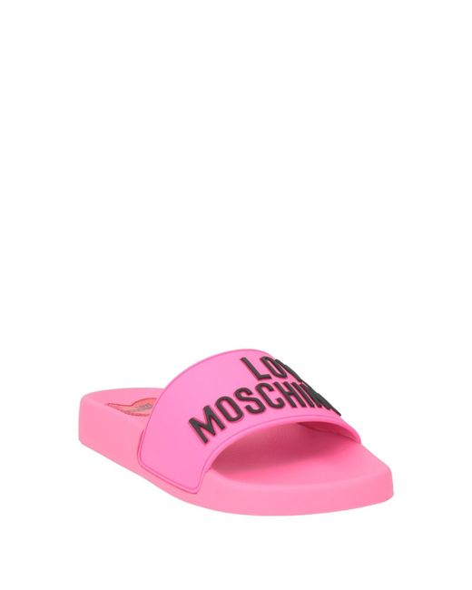 Love Moschino Pink Sandals