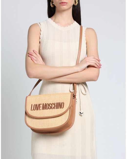 Love Moschino Natural Cross-body Bag