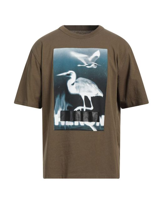 Heron Preston Green T-shirt for men
