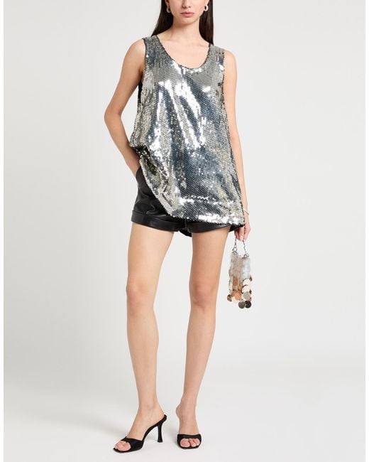 Comme des Garçons Gray Top Polyester